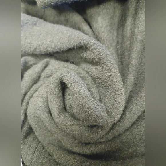 Free People EUC Dark Green Hooded Wool Blend Coat Size S/P - Picture 10 of 12